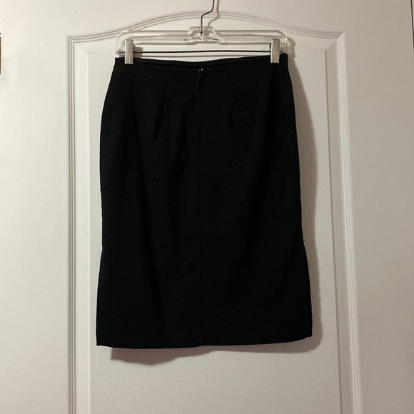 Primadonna black pencil skirt with side slits size 3/4 - Picture 2 of 7